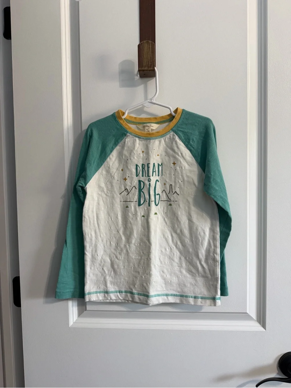 Matilda Jane Dream Big Raglan Tee - Green/White